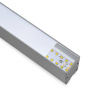 LED lineárne závesné svietidlo 40W, 3300lm, SAMSUNG chip, strieborné