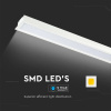 LED lineárne vsadené svietidlo 40W, 3620lm, SAMSUNG chip, biele