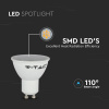 LED žiarovka GU10 RGB+teplá biela (3000K) 5,5W, 420lm s diaľkovým ovládaním
