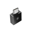 Baseus Exquisite Adaptér USB -> USB-C, 2,4A, čierny [026723]