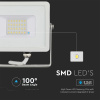 20W LED reflektor (1510 lm), SAMSUNG chip, biely