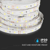 LED pás do interiéru 4,2W/m, 420lm/m, 60LED/m, 12V, IP20, zelený