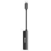 Baseus 3v1 Audio Adapter Lightning --> Mini Jack 3.5mm +2x Lightning, čierny [CALL52-01]