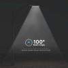 LED verejné osvetlenie s nastaviteľným adaptérom 30W, 3000lm (100lm/W), 100°, SAMSUNG CHIP