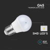 E27 LED žiarovka 4,5W, 470lm, G45