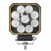 LED pracovné svetlo 20W, 1133lm, hranaté, 9xLED, 12V/24V [L0177]