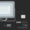 LED reflektor 50W, 4000lm, sivý, SAMSUNG chip