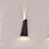 LED nástenné svietidlo 4W, 476lm, čierne