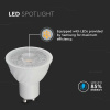 GU10 LED žiarovka 6W, 445lm, 38°, SAMSUNG chip, 3000K