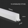 T5 LED svietidlo 16W, 1600lm, 120cm, s vypínačom