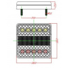 Zadné LED svetlo 4 funkcie (zadné, brzdové, smerové, odrazové) 12 V montáž skrutkami [L1810]