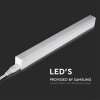 T5 LED svietidlo 4W, 400lm, 30 cm, s vypínačom