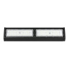 LED lineárny Highbay 100W, 9800lm, Samsung chip, 110°, IP54, čierny
