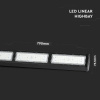 LED lineárny Highbay 150W, 14500lm, Samsung chip, 110°, IP54, čiern