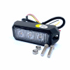 LED výstražné svetlo 9W 3xLED oranžové R10 4módy 12V/24V IP67 [LW0023-1]