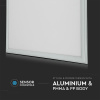 LED panel s napájacím zdrojom, 45W, 3600lm, štvorec 60x60cm, UGR<19, 6400K