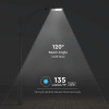 LED verejné osvetlenie 100W, 13500lm (135lm/W), Samsung chip/2-PACK!