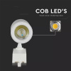 LED koľajnicové svietidlo COB 35W, 3000lm, 10°, biele