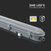 LED vodeodolná lampa, Samsung chip, 48W, 5760LM, 150CM, IP65, priesvitný kryt