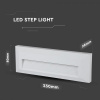 LED schodiskové svetlo 3W 110LM biele IP65
