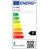 E27 LED filament žiarovka 2W, 200lm, T30, 3000K