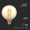 E27 LED FILAMENT žiarovka 4W, 200lm, G125, 1800K