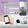 WiFi senzor na dvere 2xAAA (app V-TAC smart light) kompat. s Google Home a Amazon Alexa biely