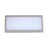 LED nástenné svietidlo 12W, 1250lm, sivé