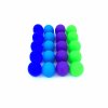 LIGHT CAPS®  mix fialová+zelená+2 odtiene modrej, 20ks v balení