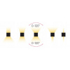 LED line LITE nástenné svietidlo "CILINDER" 2x3W, 450lm, IP54, sivé [475534, 475565]