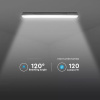 LED vodeodolná lampa Samsung chip 36W, 4320lm, 120cm, IP65, mliečny kryt, 1+1 zadarmo!