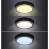 Solight prisadený LED panel 24W 1800LM okrúhly 30cm CCT ČIERNY [WD174-B]