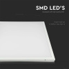 LED prisadený panel s napájacím zdrojom 36W, 3960lm, 595x595mm, 2v1