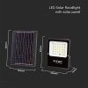 LED solárny reflektor 11,5W so solárnym panelom 20W, 2000lm, 20000mAh, 100°