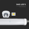 LED Vodeodolná lampa 48W, 5760lm (120lm/W), IP65, 150cm/12-PACK!