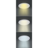 Solight LED vstavaný panel 12W, 900lm, CCT, 3000K/4000K/6000K, okrúhly [WD140]