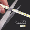 LED pás do interiéru 20W/m, 2000lm/m,  CRI>90, 120LED/SMD 5730, IP20, 12V, 3000K