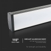 LED lineárny Highbay 100W, 8700lm, čierny