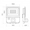 LED line® reflektor so senzorom 30W, 3000lm, 4000K [203532]