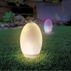 LED solárne vajíčko RGB+WW, IP44, nabíjateľné, výdrž 6-8h/2-PACK!