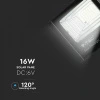 LED Solárny reflektor so 16W solárnym panelom, 1050lm, IP65, 10000mAh/2-PACK!