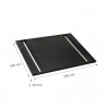 LED panel Algine Line s napájacím zdrojom 44W, 5300lm, 60x60cm, čierny [SLI035050NW_BLACK_PW]