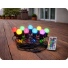 LED reťazové svietidlo RGB 7,5W, 15xLED, 13m, IP44