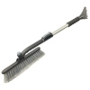 snow broom with ice scraper and telescope
