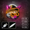 Neon ART LED dekorácia CAT DREAMER stmievateľná,  5V, USB [RTV100450]