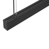 LED lineárne závesné svietidlo EXECULINE 120cm, 30W, 3750lm, 96°, 4000K, IP20, čierne [207813]