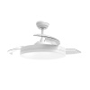 Stropný ventilátor s diaľkovým ovl. 36W, 2000lm, 6 rýchlostí, 35W, 45dB CCT, biely [FANKKWH10G]