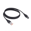 USB-C kábel, USB 2.0 A konektor - USB-C 3.1 konektor, silikón, 1m [SSC1601-S]