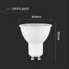 LED žiarovka GU10 7,5W, 610lm, 110°, CREE CHIP