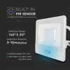 LED reflektor s PIR senzorom 30W, 2340lm, biely, 1+1 zadarmo!